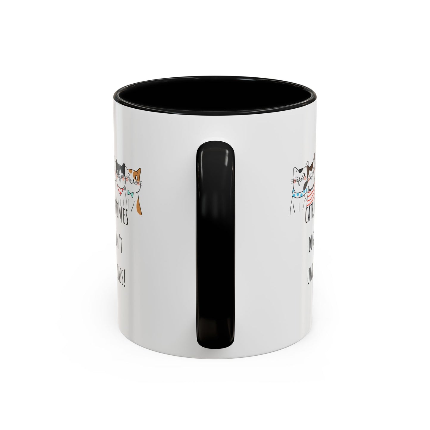 Cats V Dogs Accent Coffee Mug (11oz)