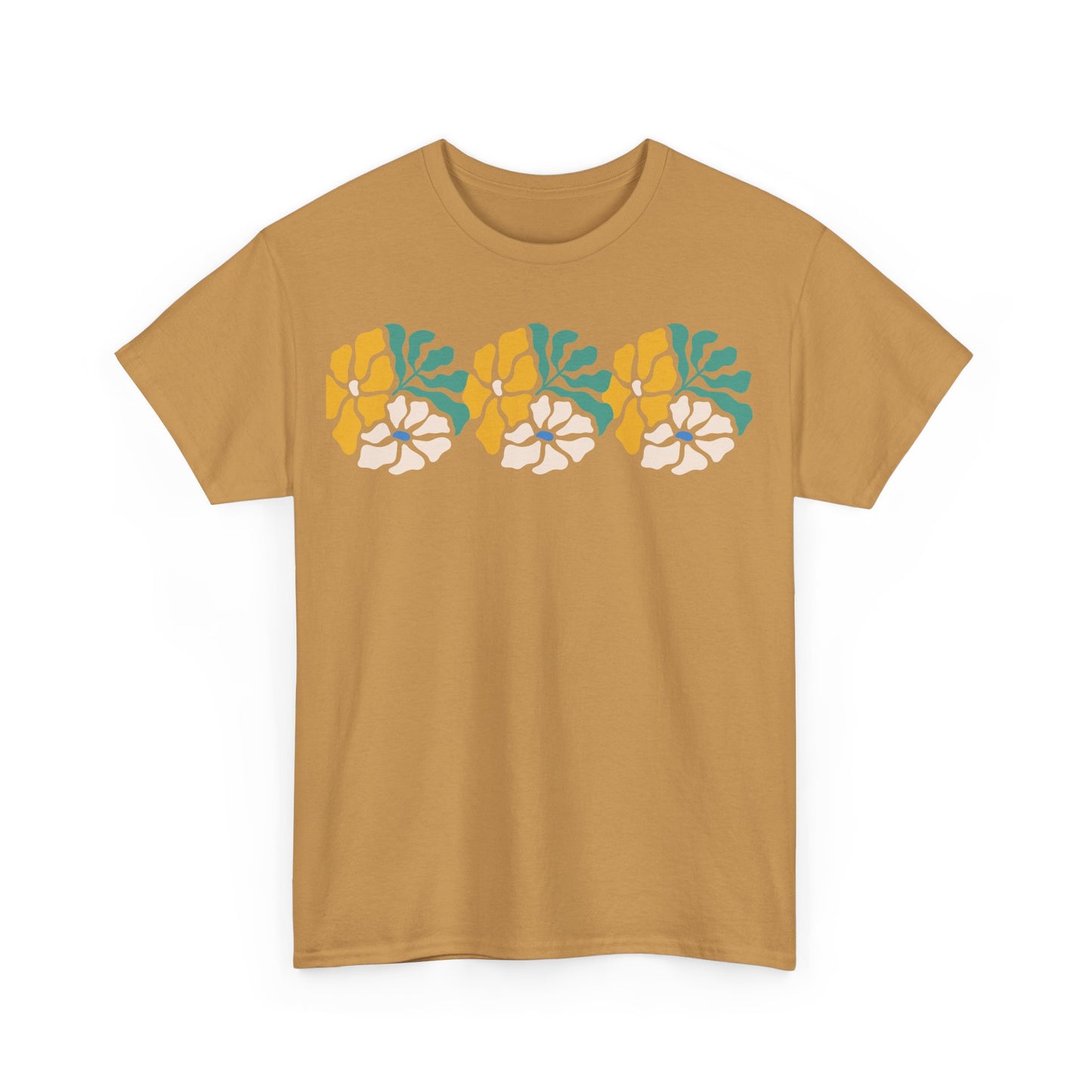 More Abstract Flowers 17 Unisex Heavy Cotton Tee