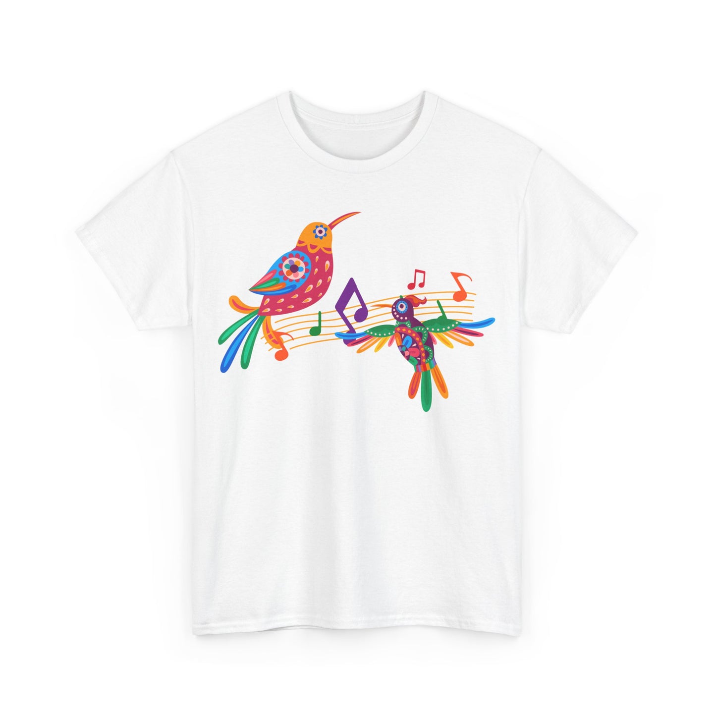 Jazzy birds 06 Unisex Heavy Cotton Tee