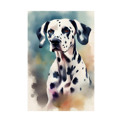 Dogs Dalmatian 03 Matte Vertical Poster