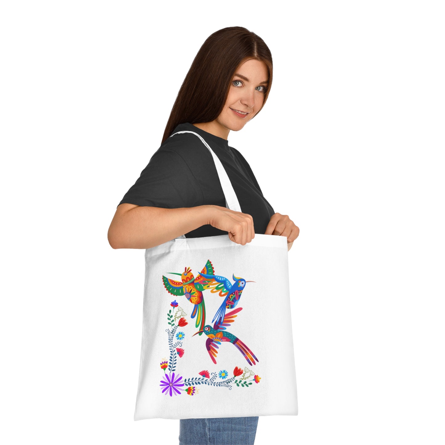 Funky birds 05 Cotton Tote