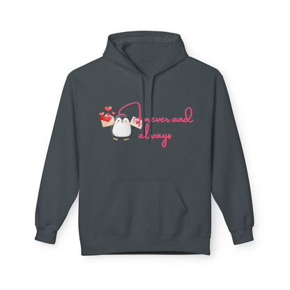 Forever And Always Unisex Valentines Hoodie
