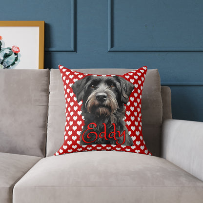 Personalized Valentine Pet Eddy Poly Cushion/Pillow 5 sizes
