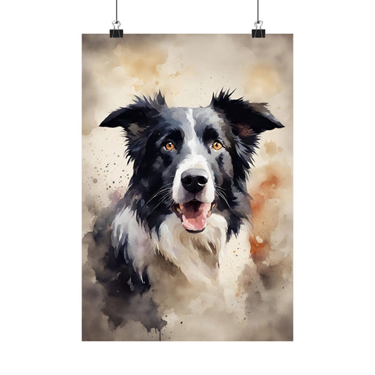 Dogs Sheep Dog 02 Matte Vertical Poster