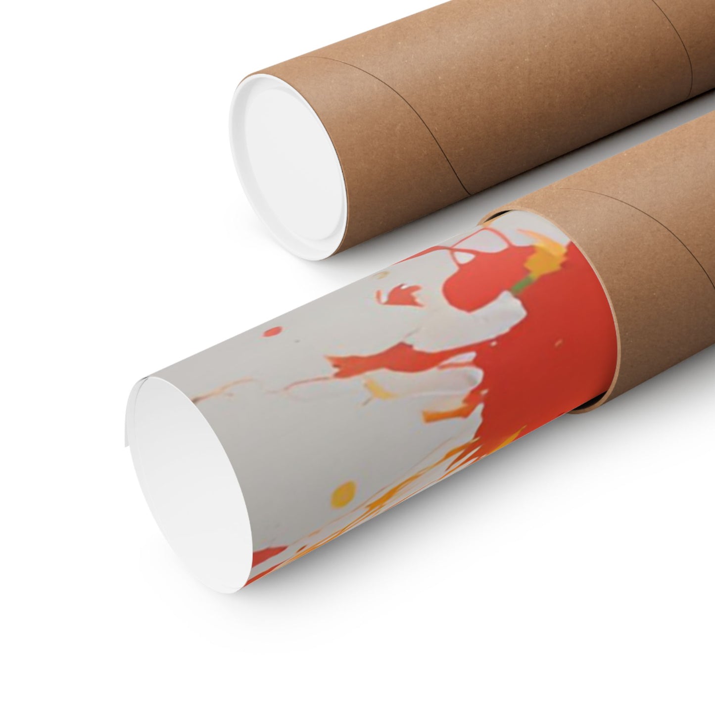 Multicolored Elephant 2 Matte Vertical Poster