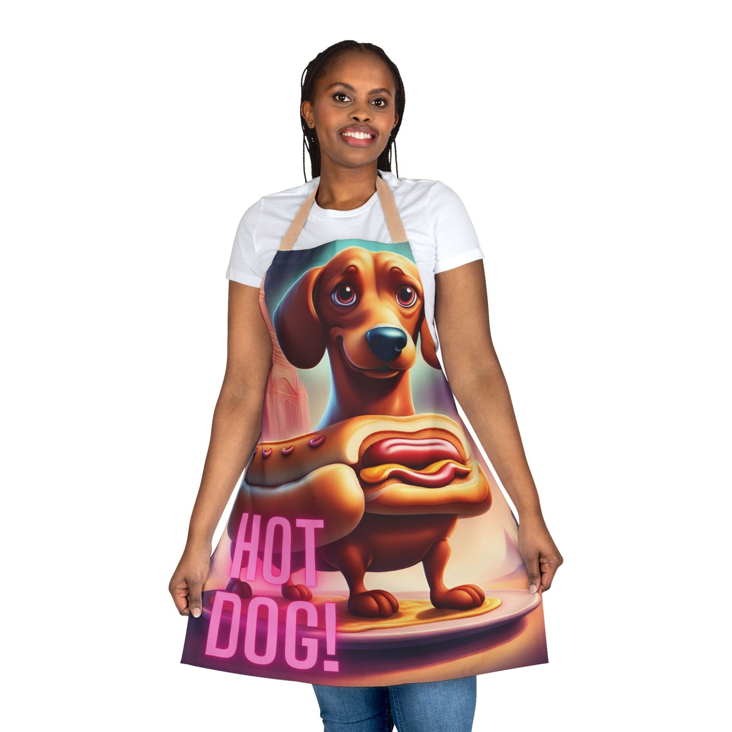 Hot Dog 2 Apron, 5 Color Straps (AOP)