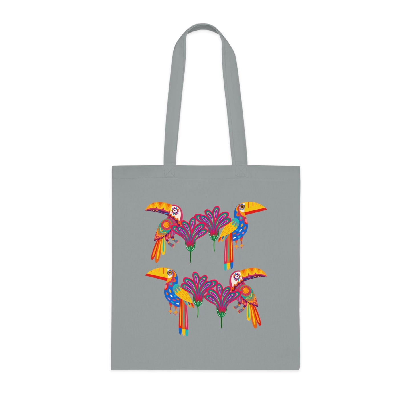 Funky birds 12 Cotton Tote