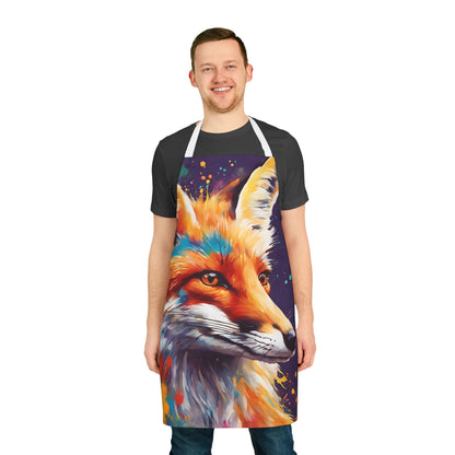 Multicolored Fox Adult Apron (AOP)