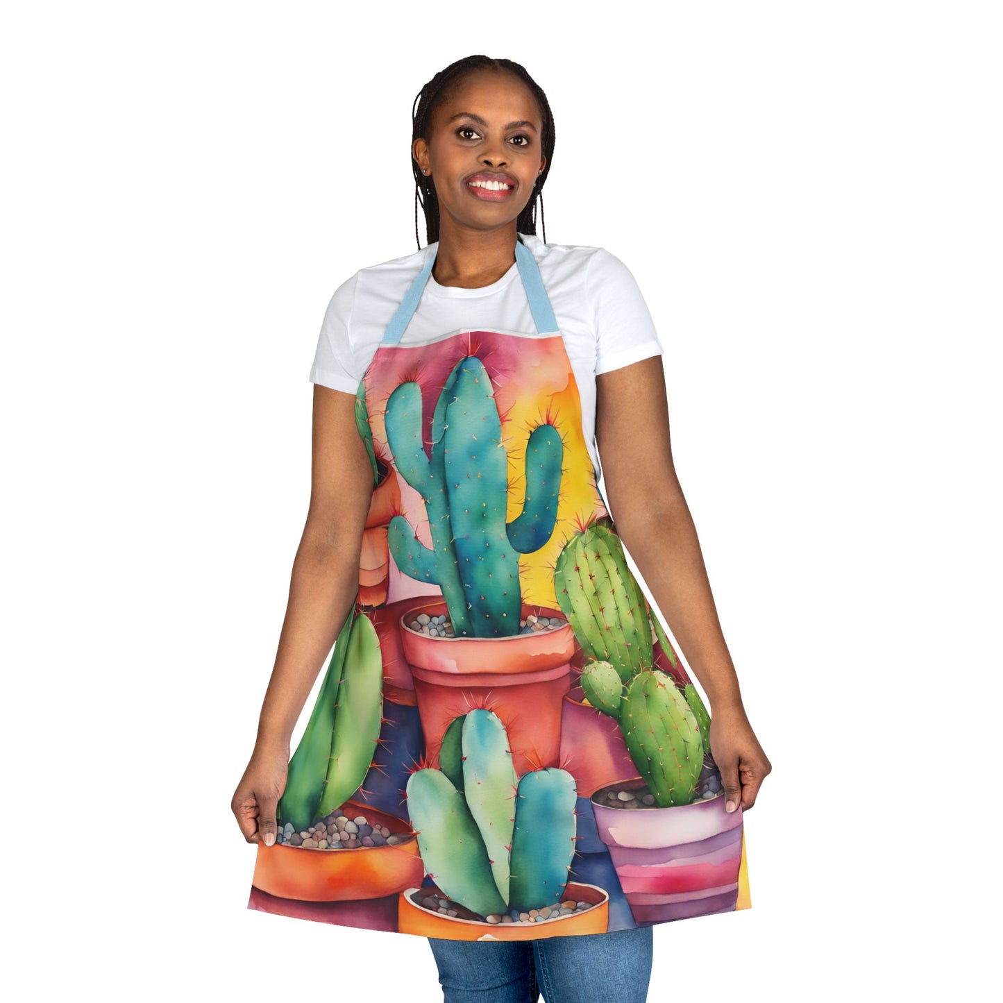 Multi Cacti 2 Adult Apron (AOP)