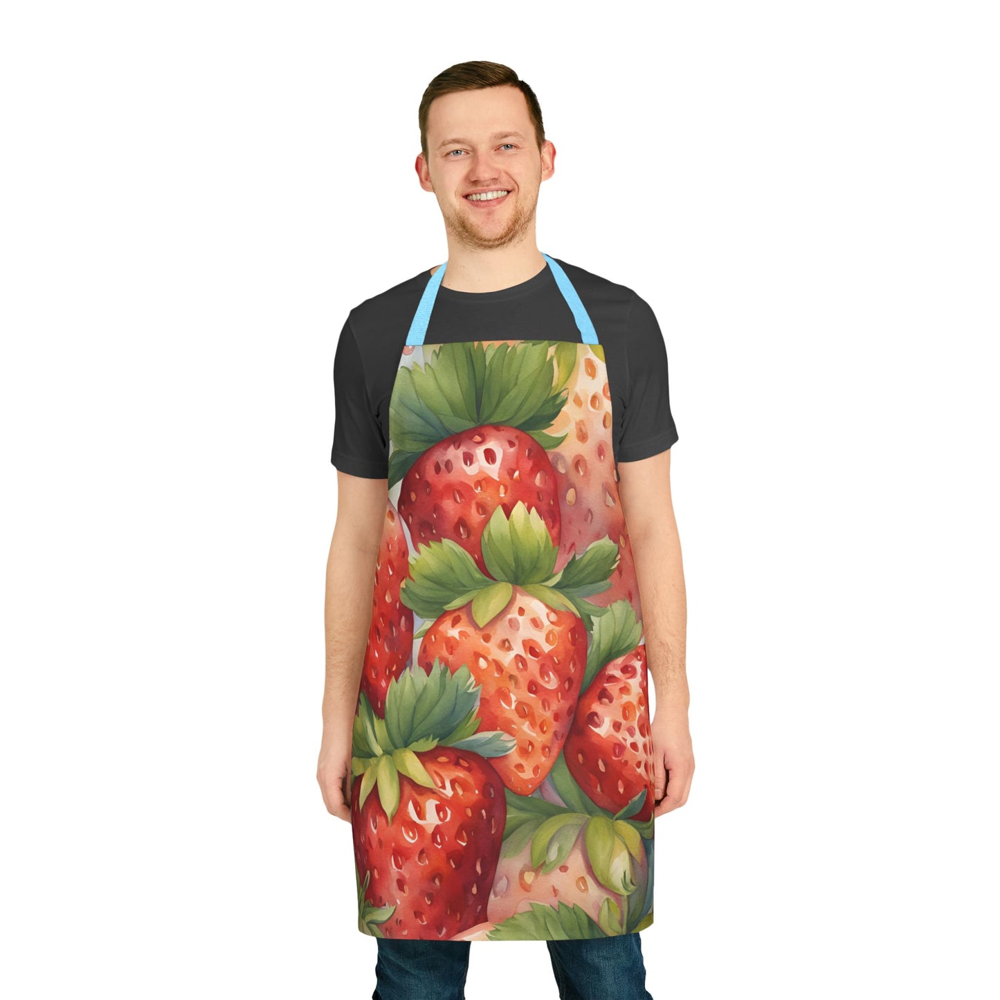 Strawberries 01 Apron 5-Color Straps