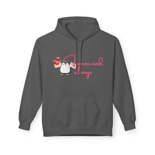 Forever And Always Unisex Valentines Hoodie