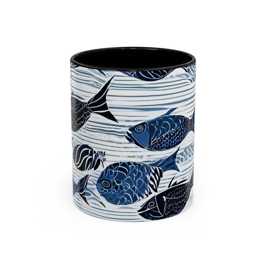 Fish 10 Accent Coffee Mug (11oz)