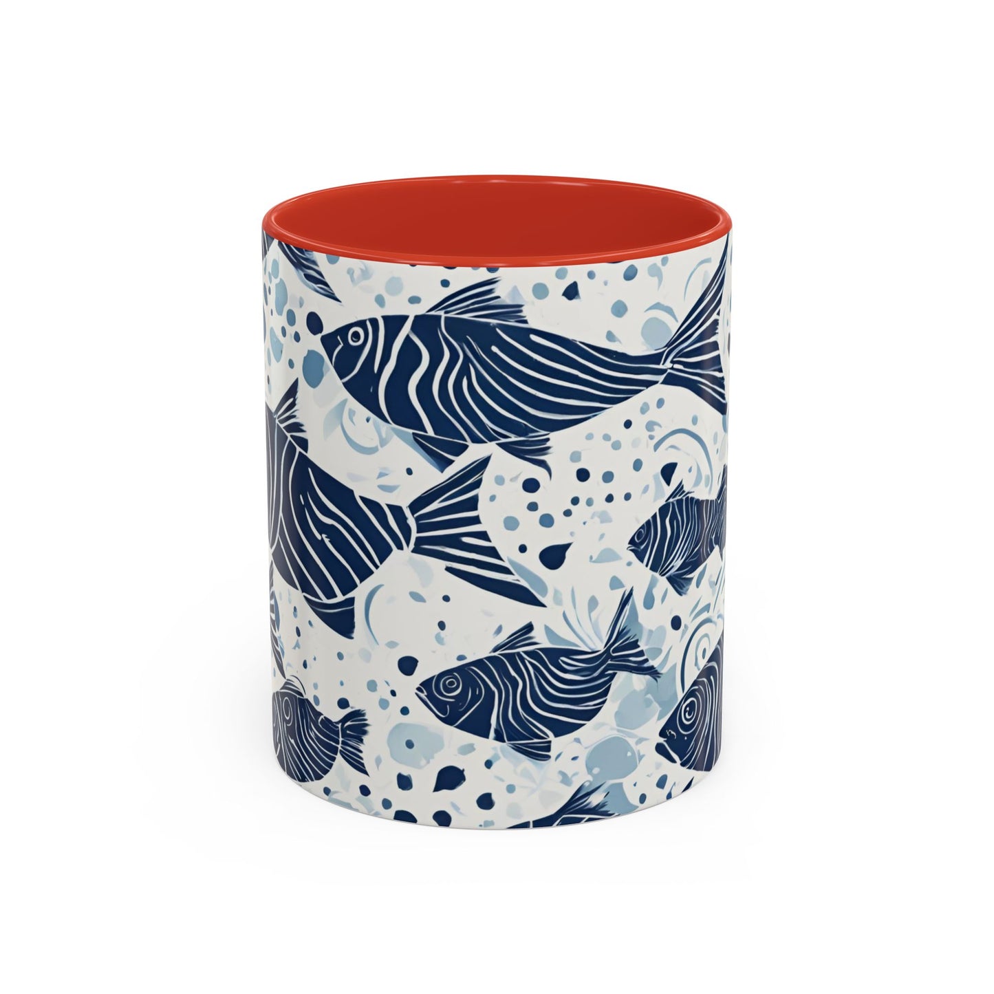 Fish 01 Accent Coffee Mug (11oz)