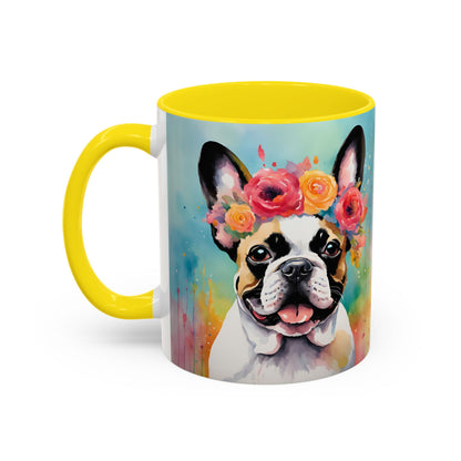 French Bulldog 03 Accent Coffee Mug - Dog Lover Gift