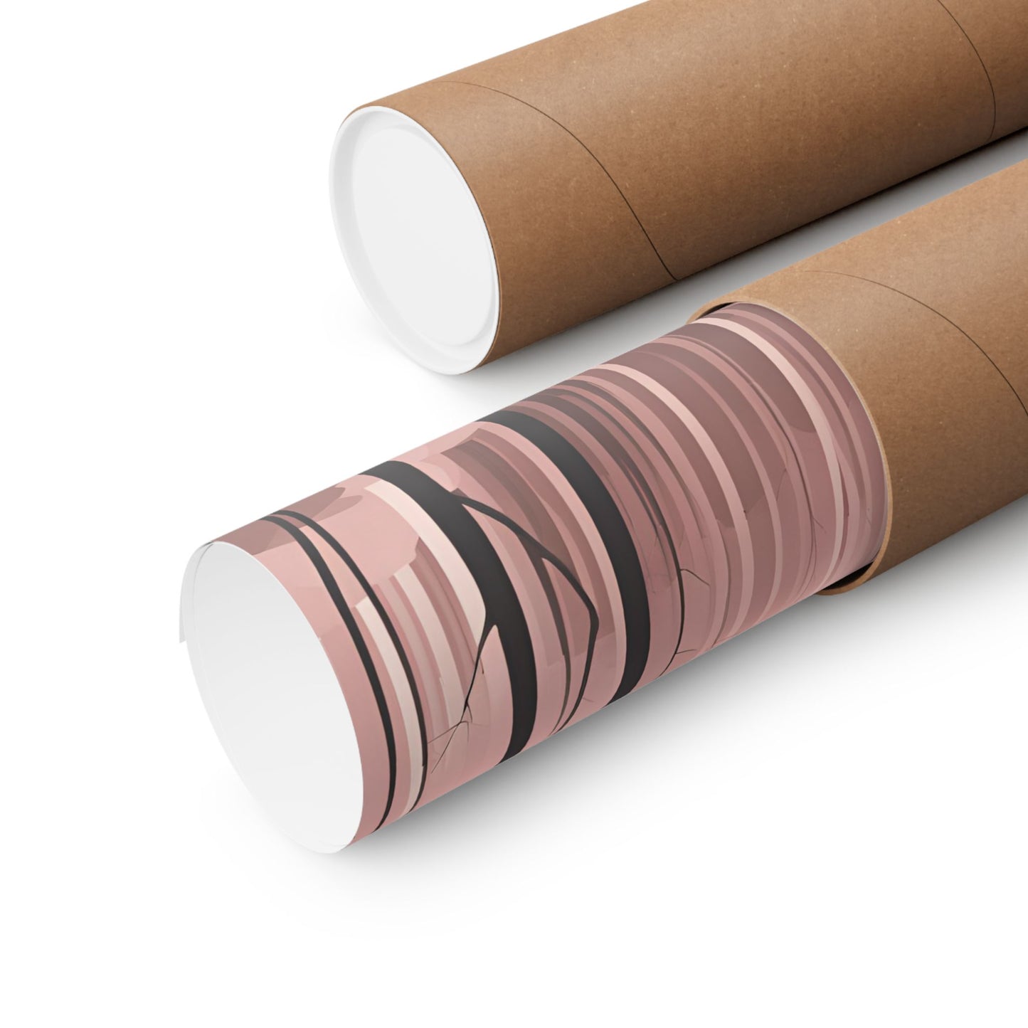Lonely Forest Pink 21 Matte Square Posters