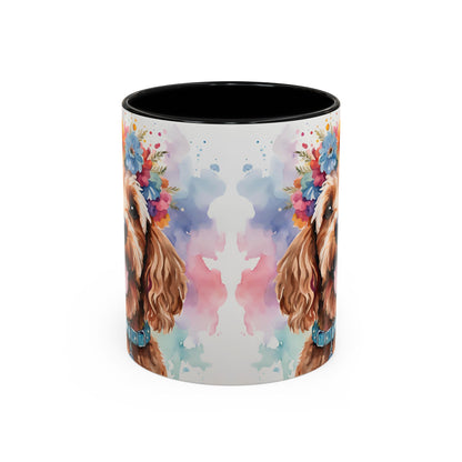 Cockapoo 02 Accent Coffee Mug - Dog Lover Gift