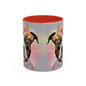 Staffordshire Bull Terrier 01 Accent Coffee Mug - Dog Lover Gift