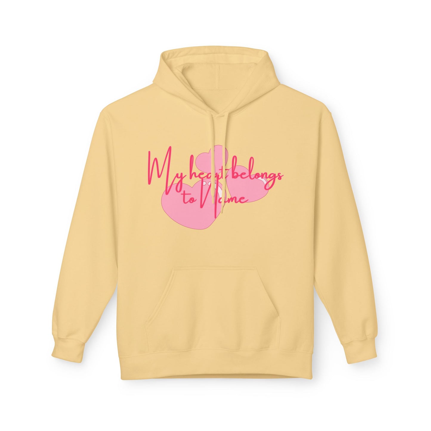 (Personalizable) My Heart Belongs To NAME Unisex Valentines Hoodie