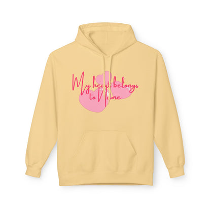 (Personalizable) My Heart Belongs To NAME Unisex Valentines Hoodie