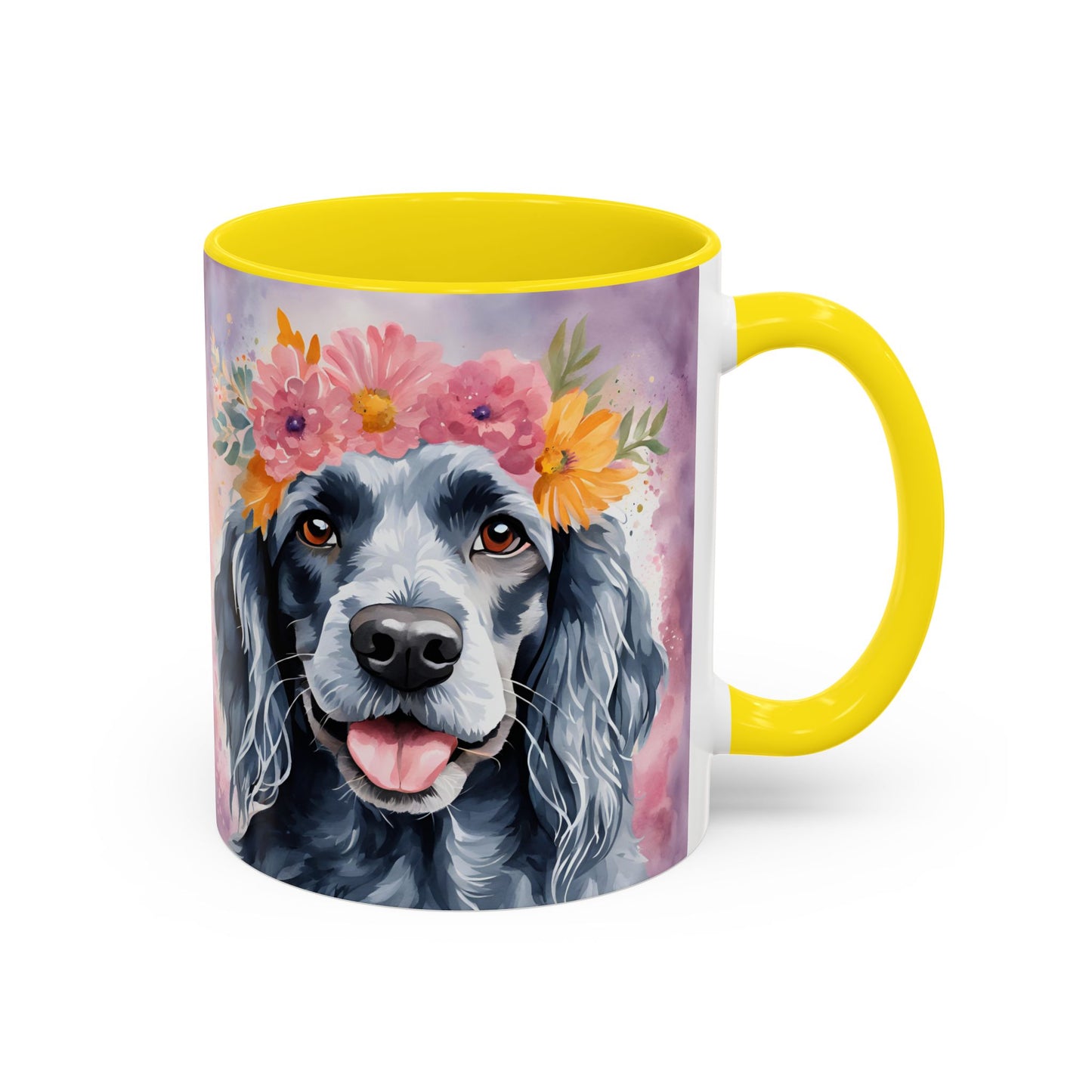 Blue Roan Cocker Spaniel 02 Accent Coffee Mug - Dog Lover Gift