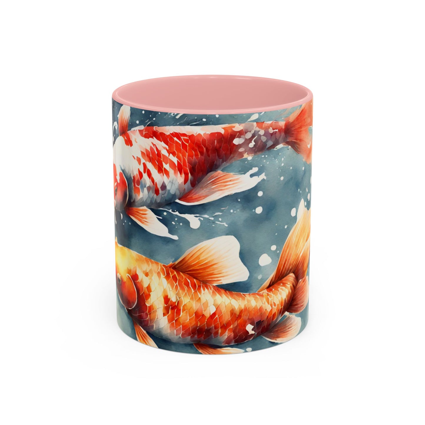 Koi Carp 02 Accent Coffee Mug (11oz)