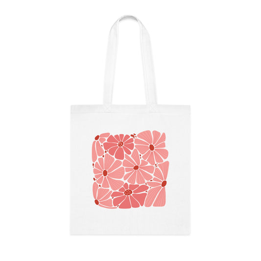 Abstract flowers 20 Cotton Tote