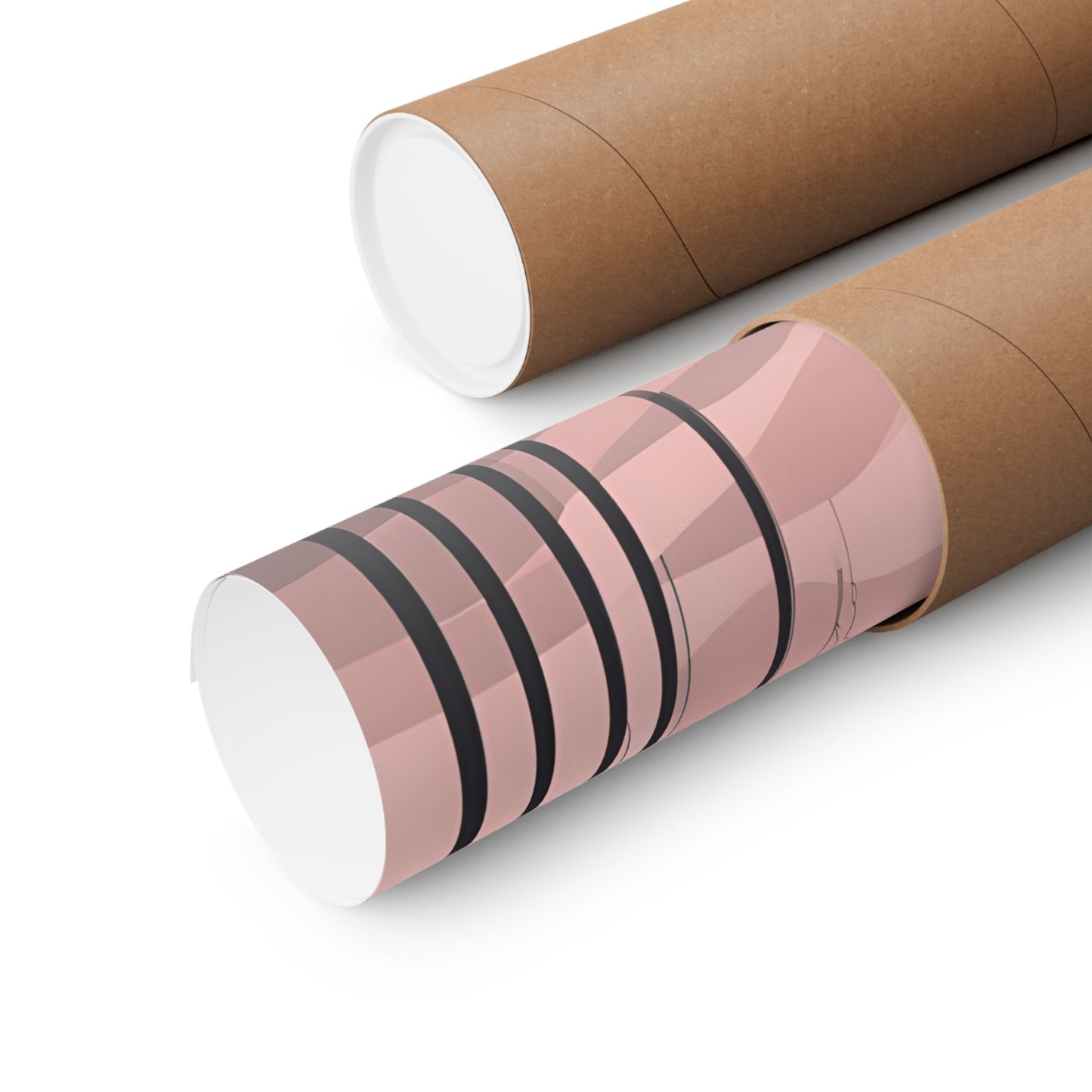 Lonely Forest Pink 23 Matte Square Posters