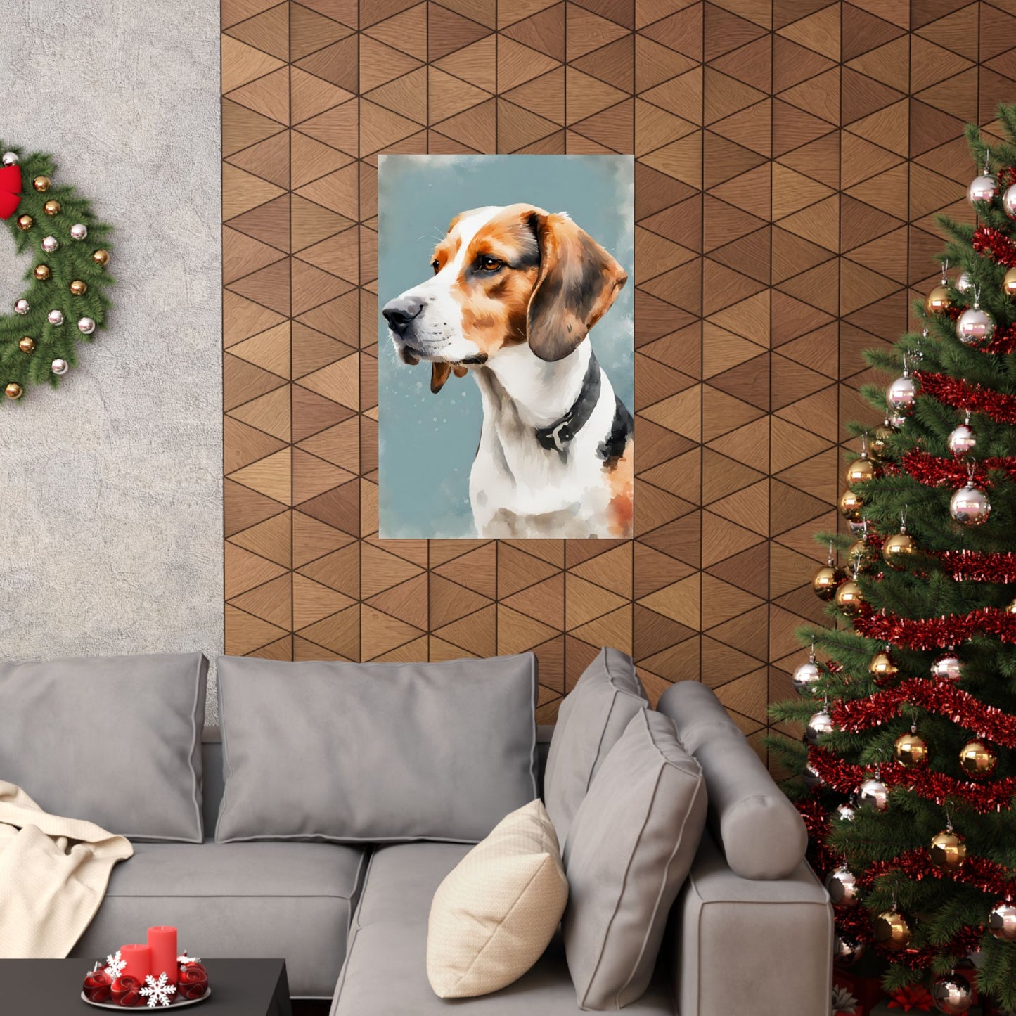 Dogs Beagle 04 Matte Vertical Poster