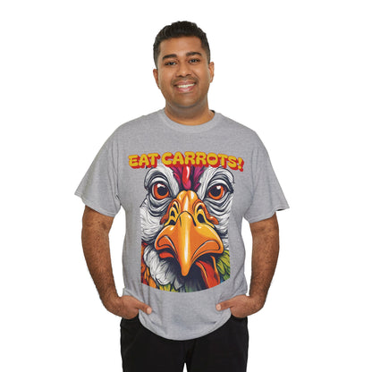 Eat Carrots Unisex Heavy Cotton Tee