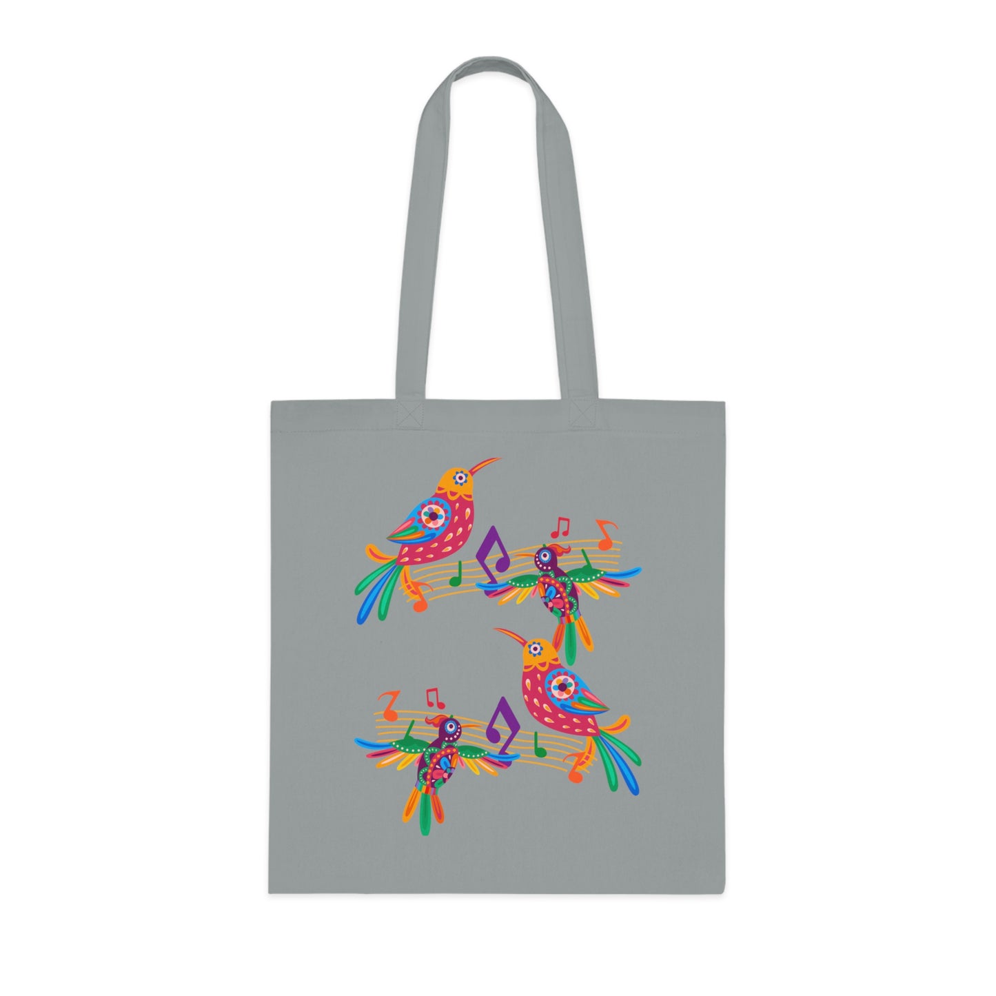 Funky birds 06 Cotton Tote