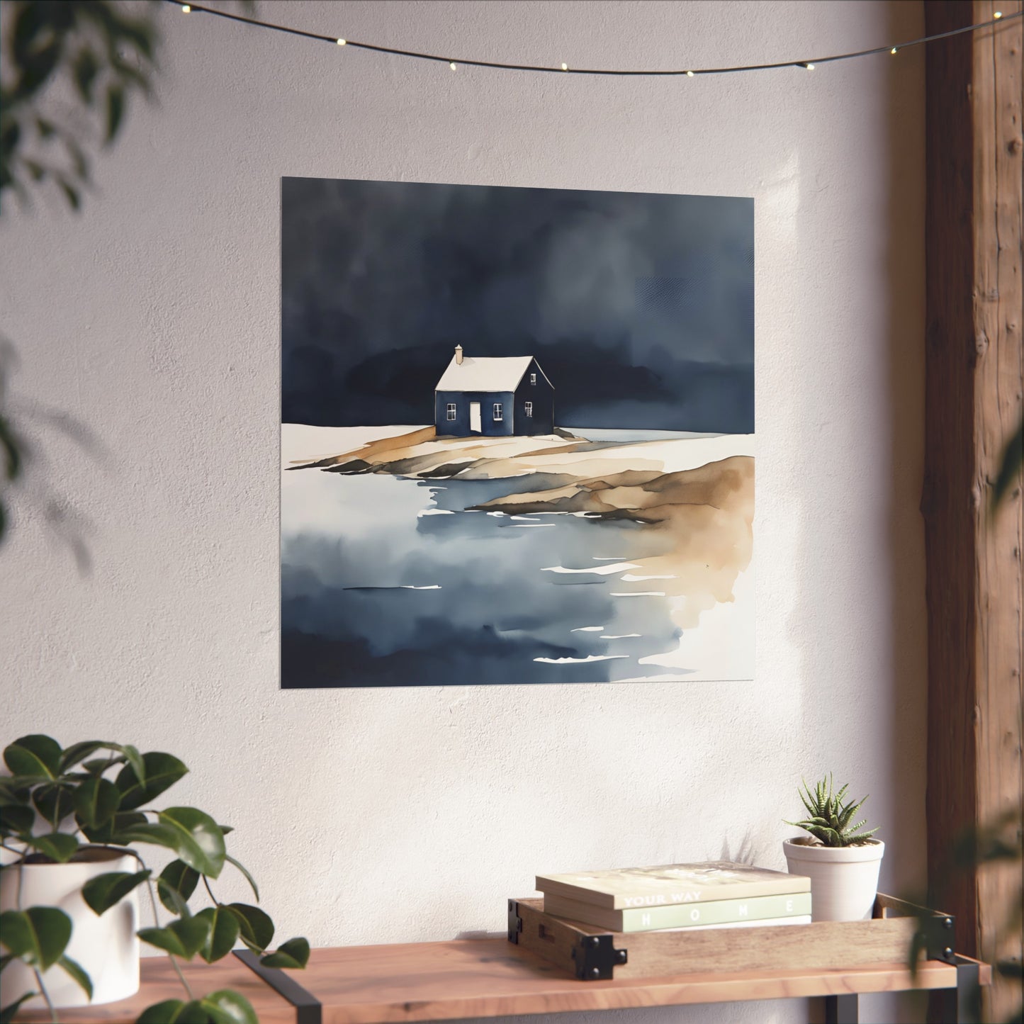 Blue Collection 4 Matte Print