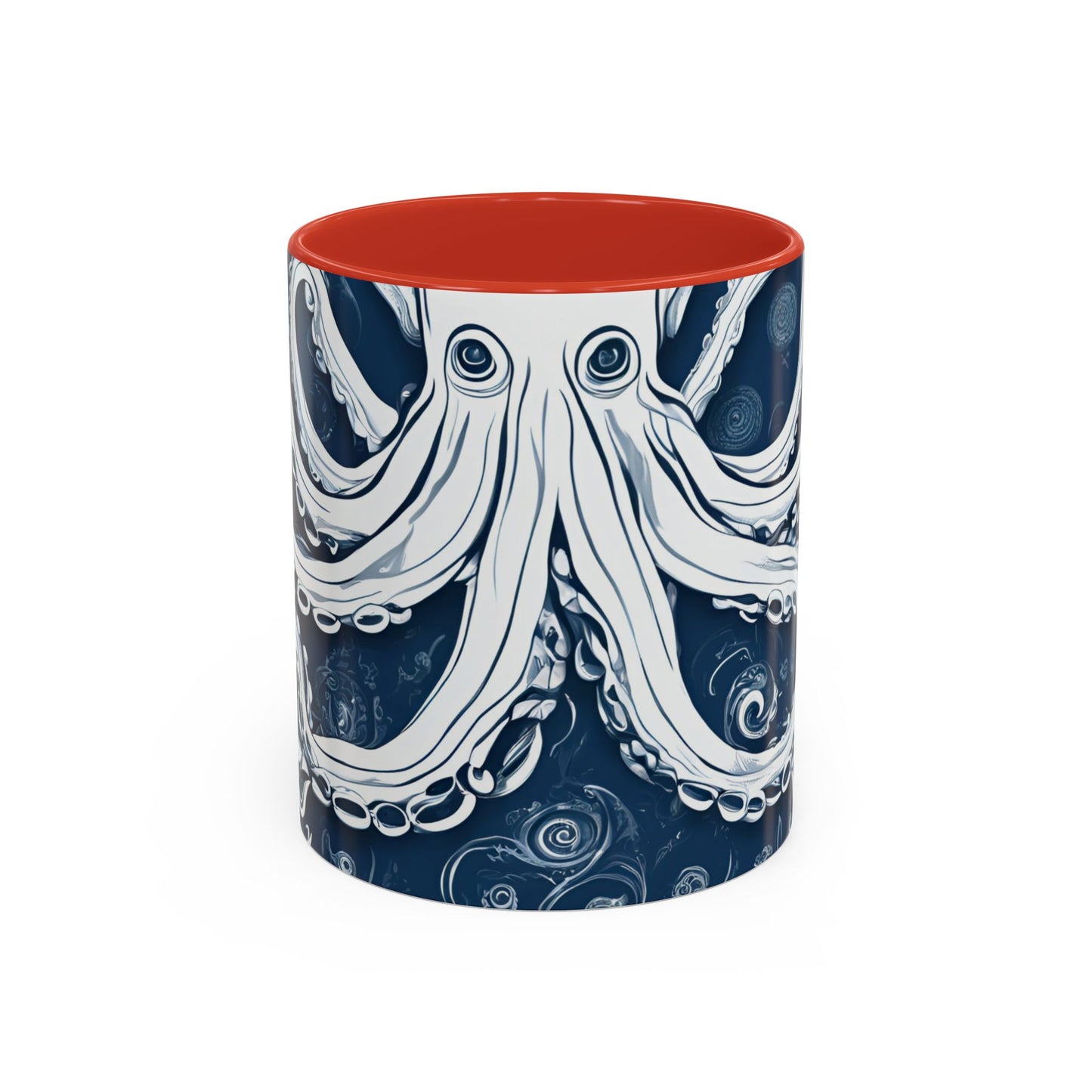 Octopus 8 Accent Coffee Mug (11oz)