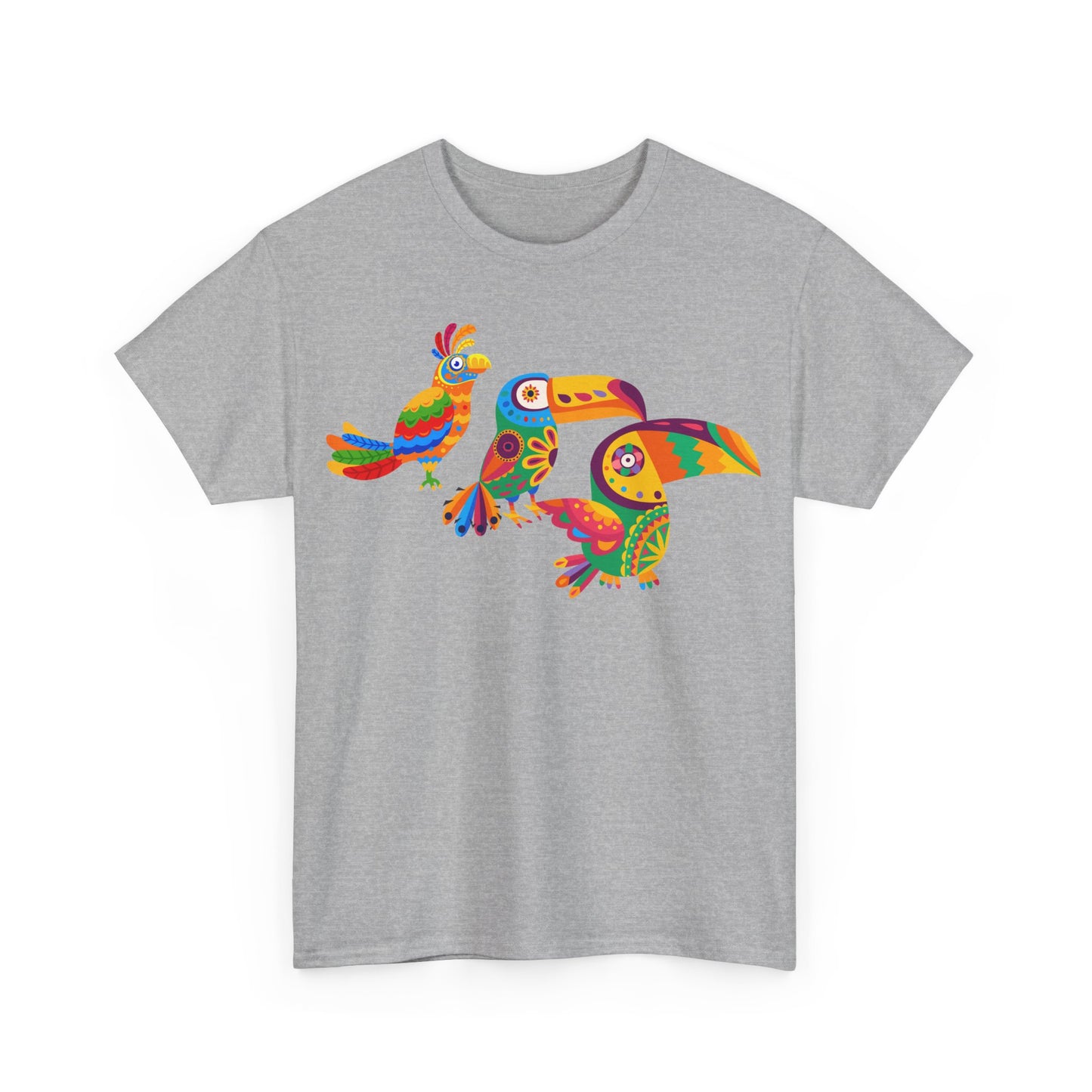 Jazzy birds 09 Unisex Heavy Cotton Tee