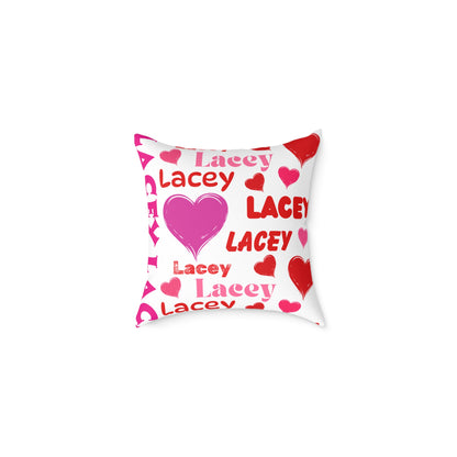 (Personizable) Name Of Your Loved One 02 Poly Pillow