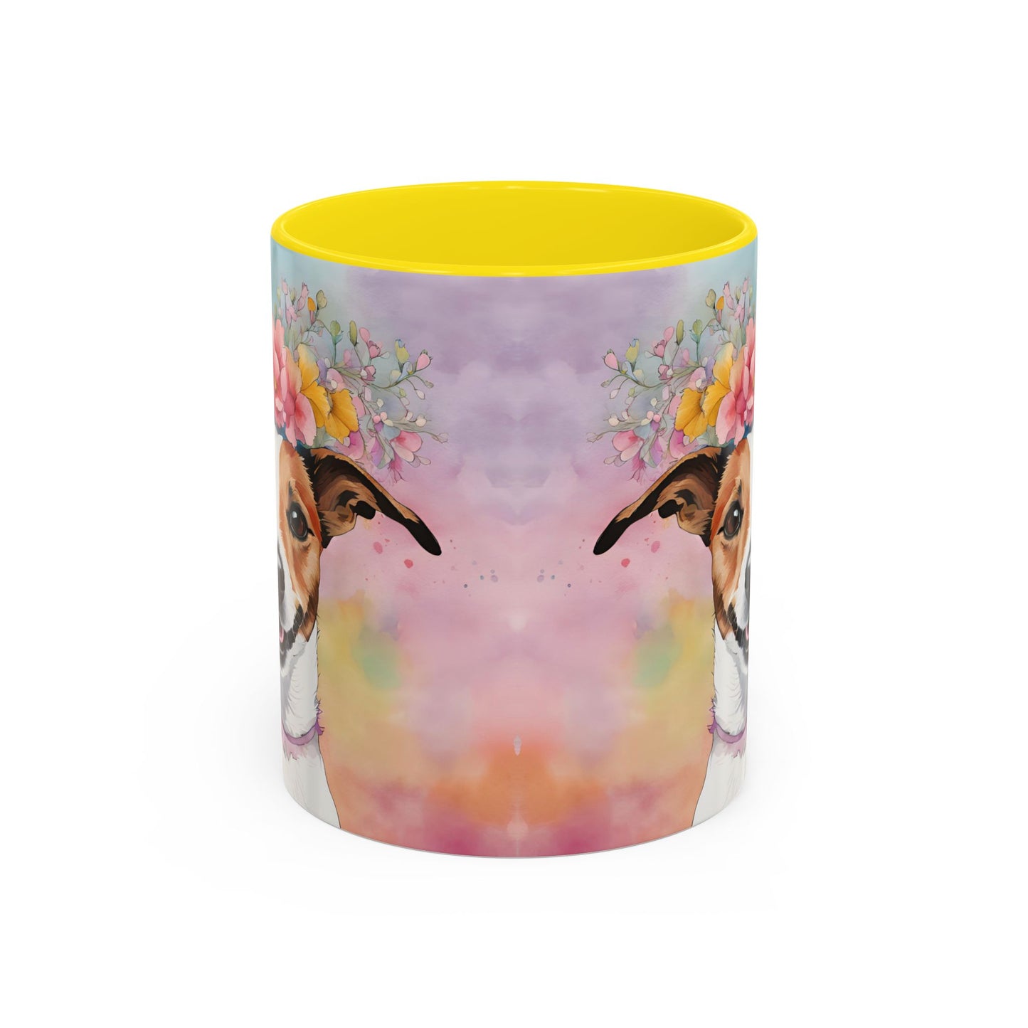 Jack Russell 03 Accent Coffee Mug - Dog Lover Gift