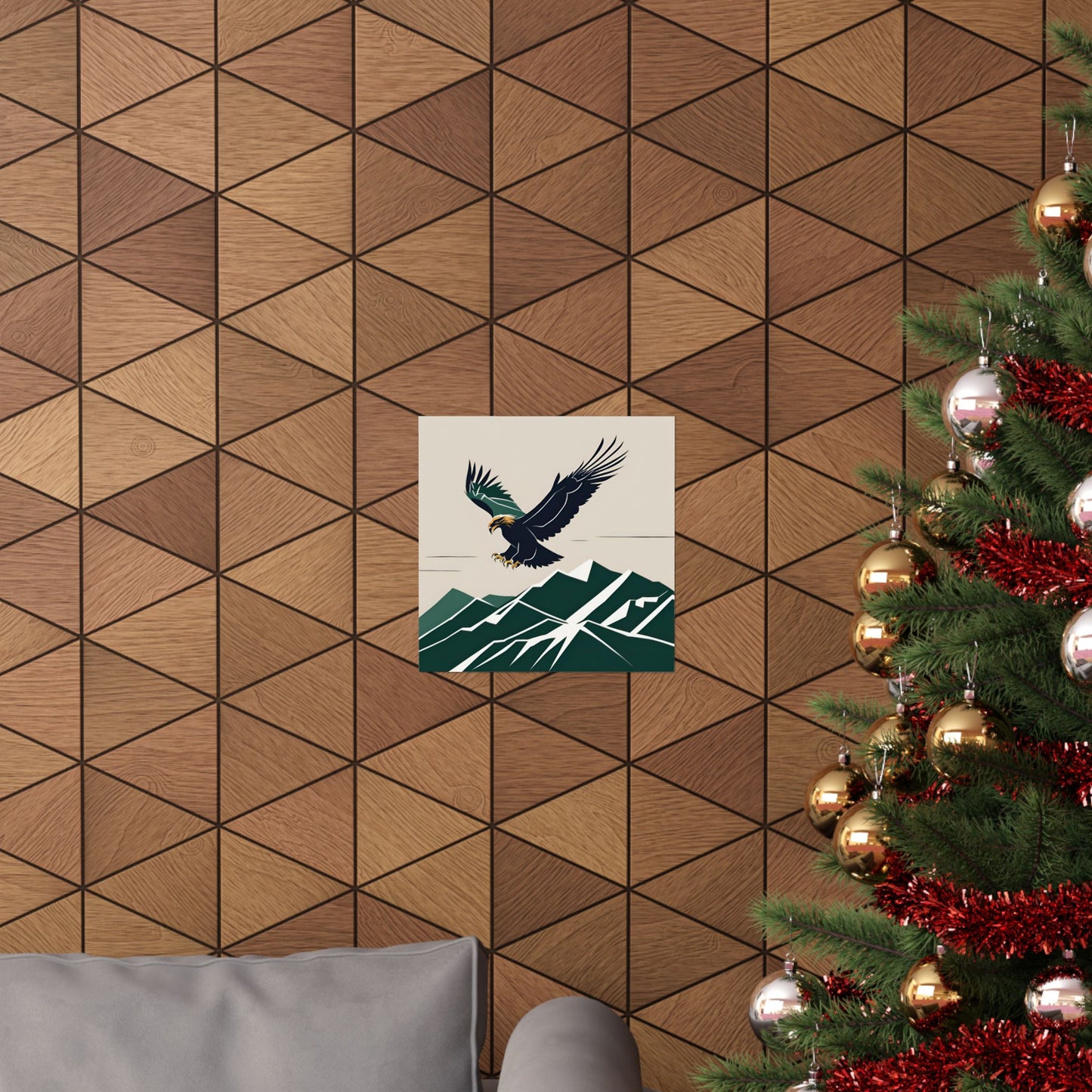 Lone Collection Eagle 8 Matte Square Posters