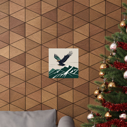 Lone Collection Eagle 8 Matte Square Posters