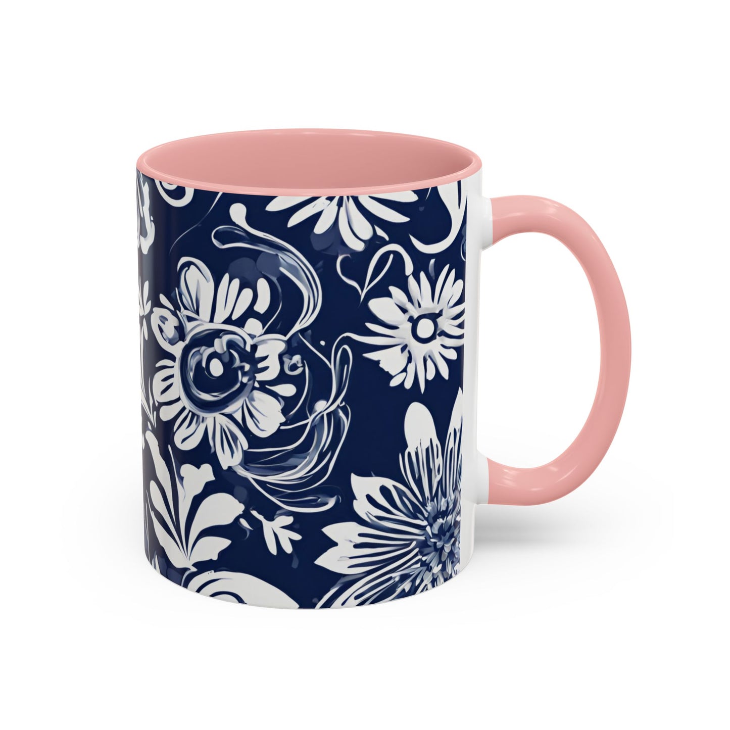 Flower 3 Accent Coffee Mug (11oz)