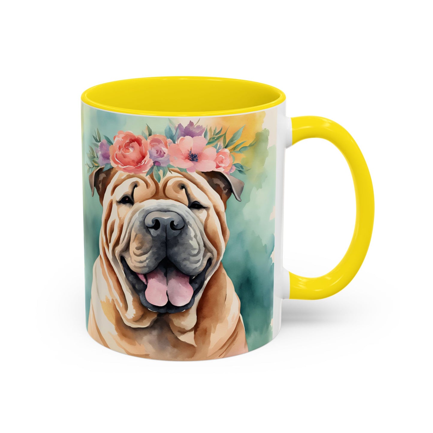 Shar Pei 01 Accent Coffee Mug - Dog Lover Gift