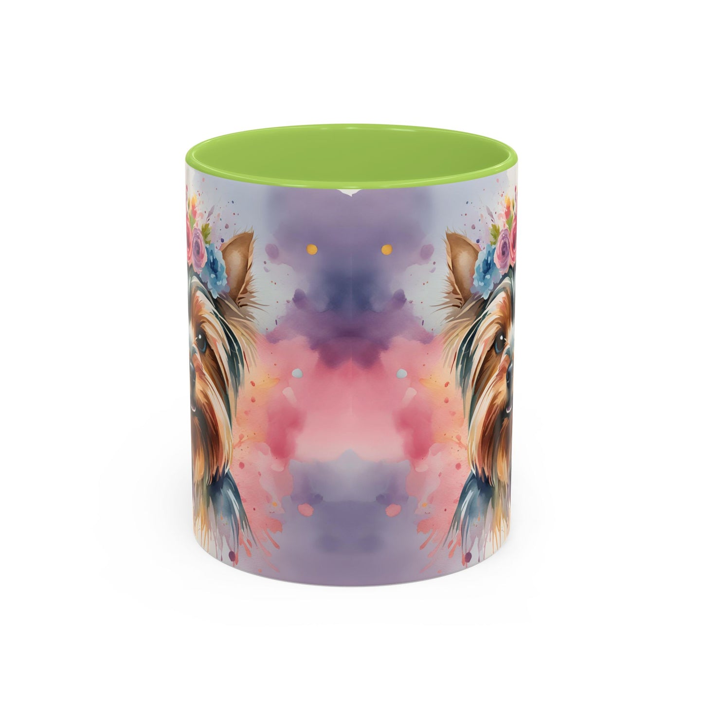 Yorkshire Terrier 01 Accent Coffee Mug - Dog Lover Gift