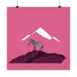 Lone Collection Zebra 8 Matte Square Posters