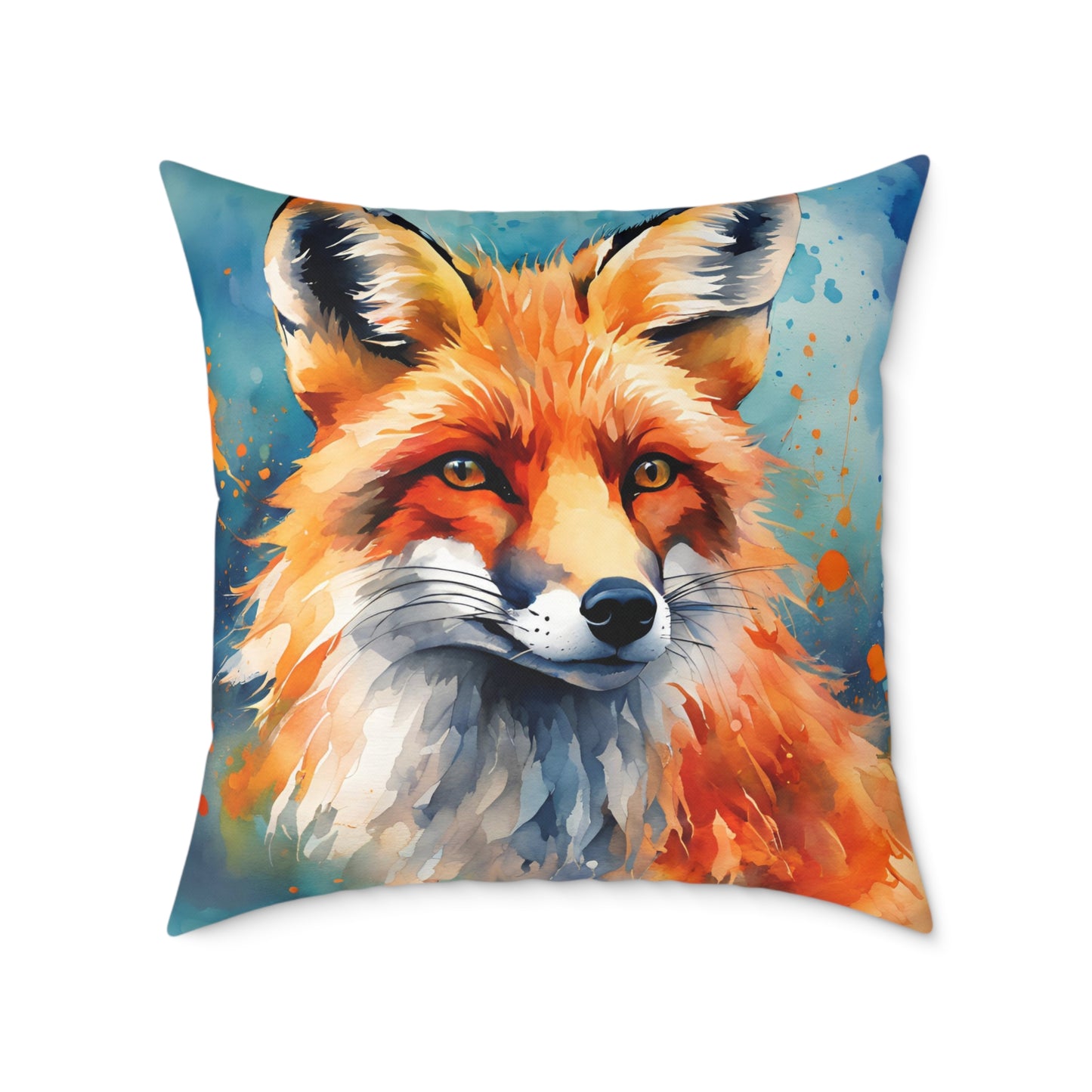 Fox 04 Poly Pillow - Natures Beauty Design