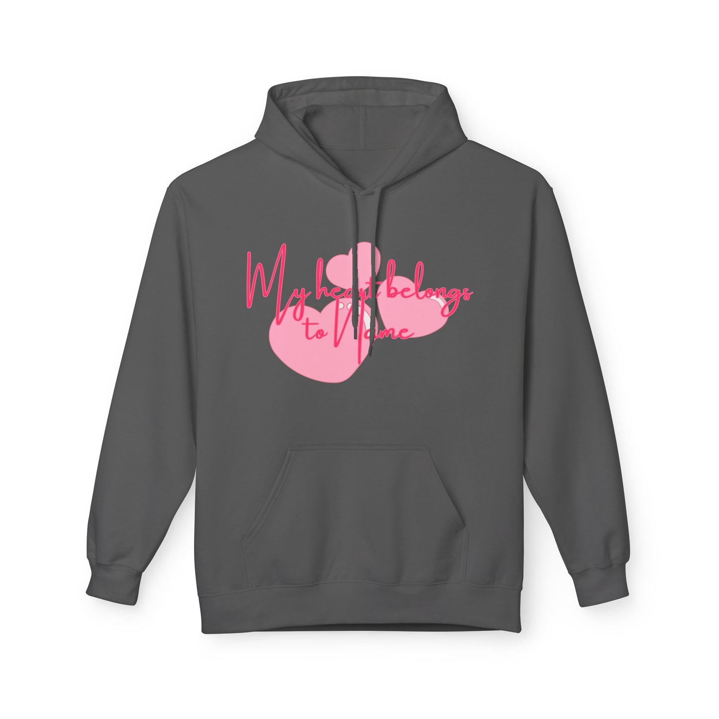 (Personalizable) My Heart Belongs To NAME Unisex Valentines Hoodie
