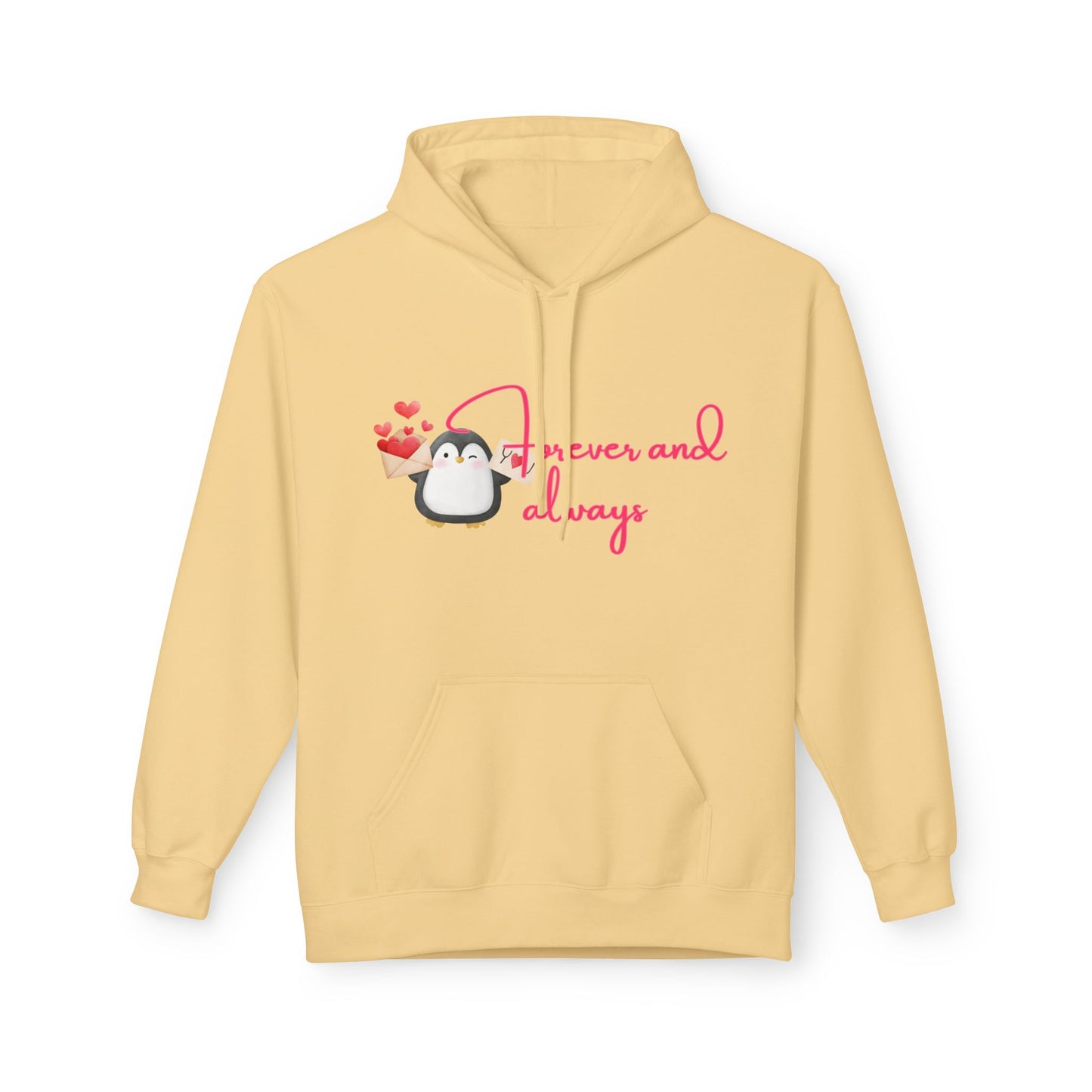 Forever And Always Unisex Valentines Hoodie