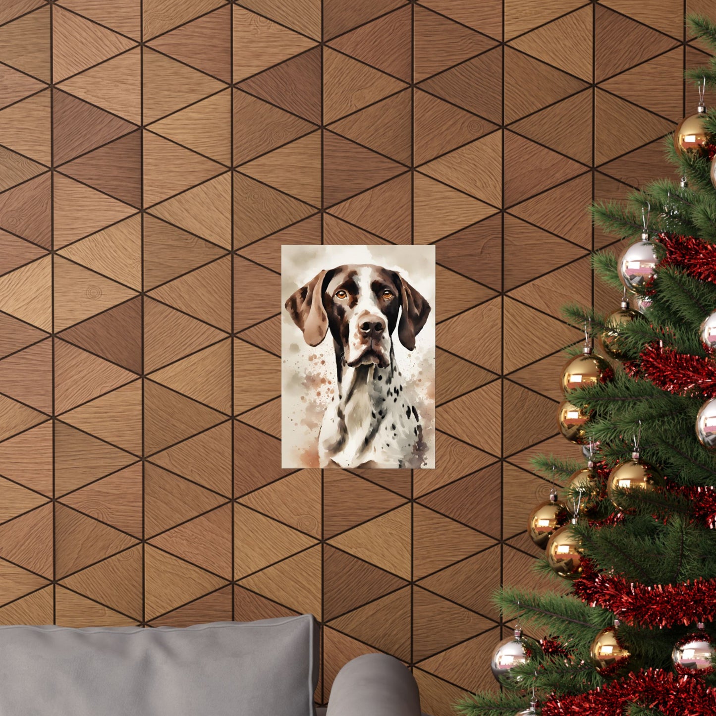 Dogs Pointer 03 Matte Vertical Poster