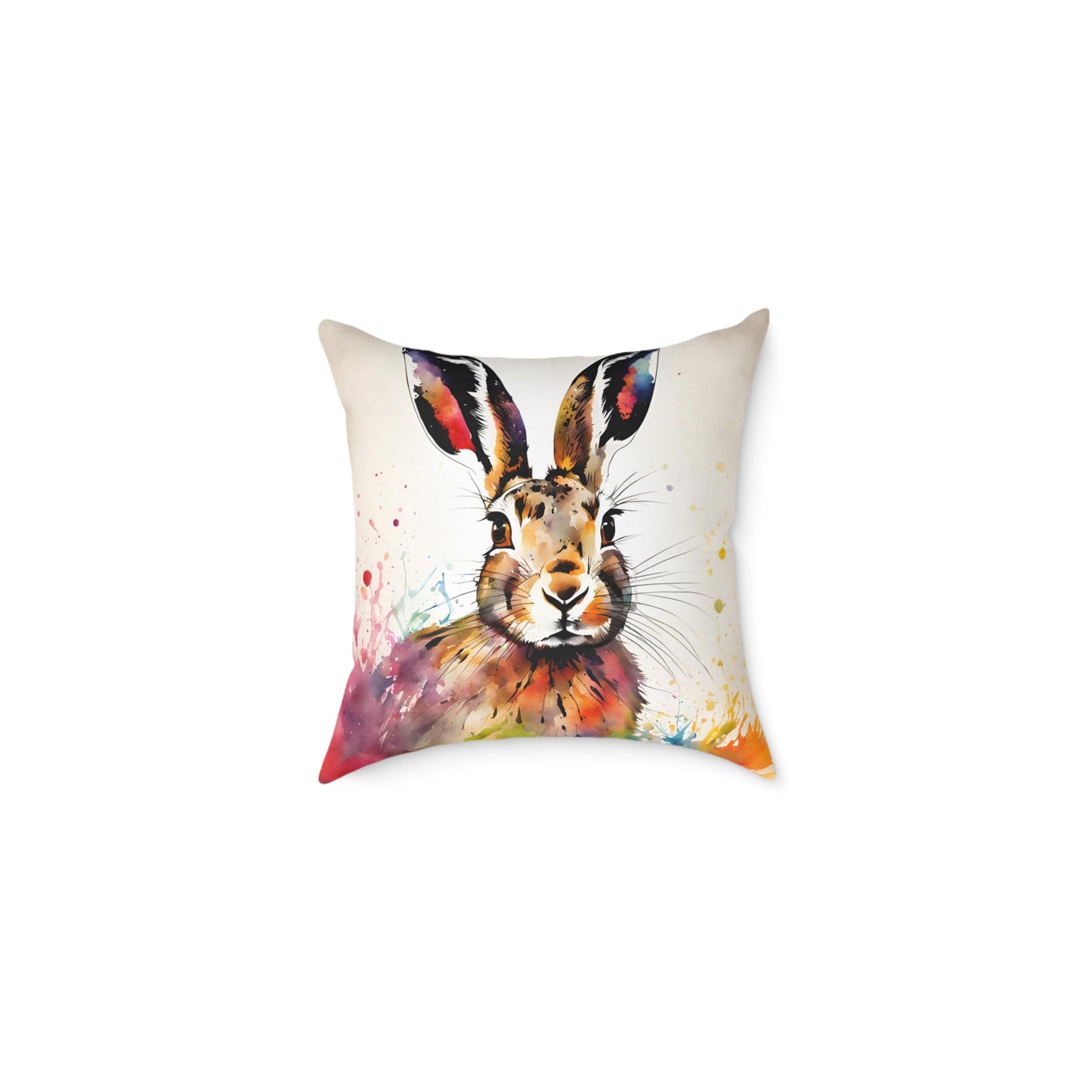 Hare 02 Poly Pillow - Natures Beauty Design