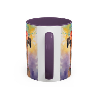 Border Terrier 04 Accent Coffee Mug - Dog Lover Gift