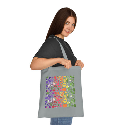 Abstract flowers 10 Cotton Tote