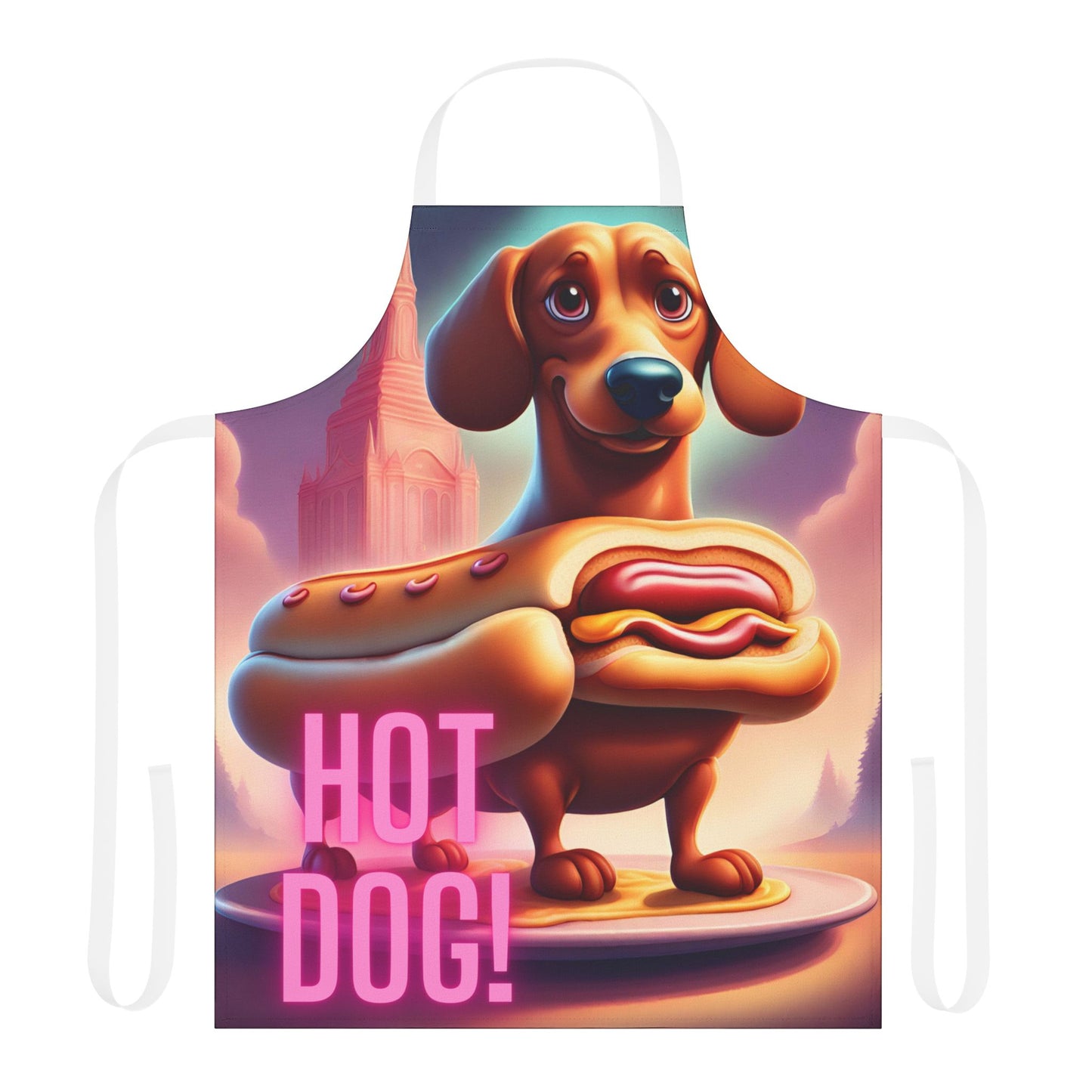 Hot Dog 2 Apron, 5 Color Straps (AOP)