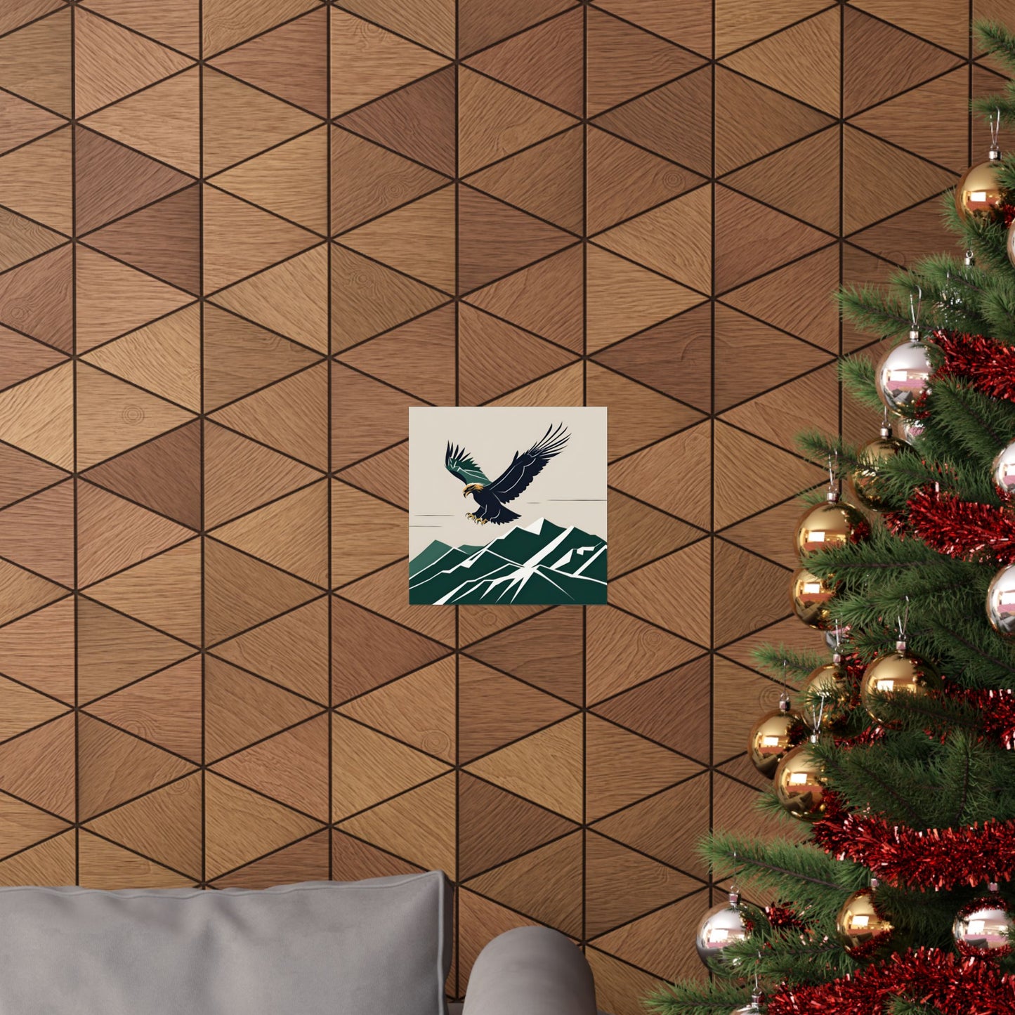 Lone Collection Eagle 8 Matte Square Posters